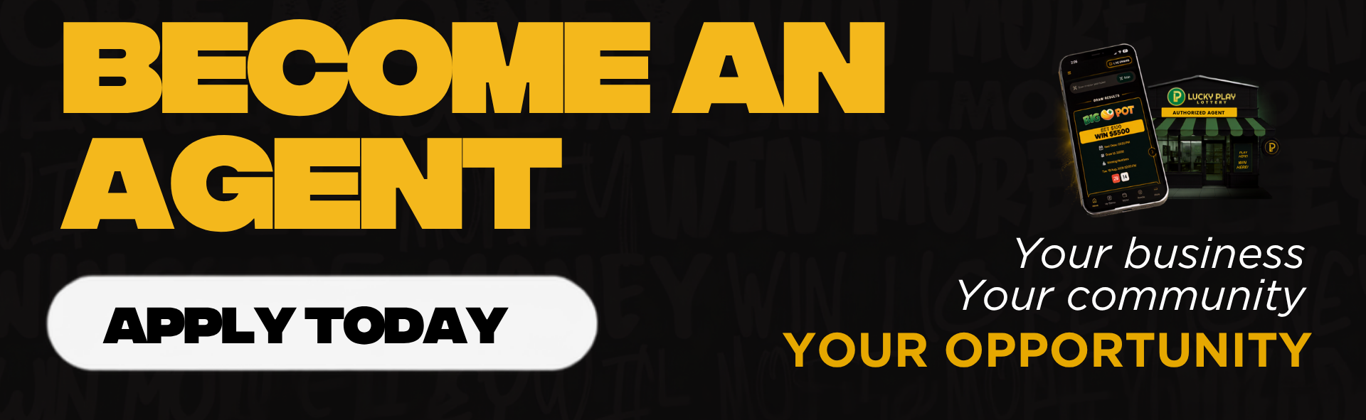 Become an agent with Lucky Play